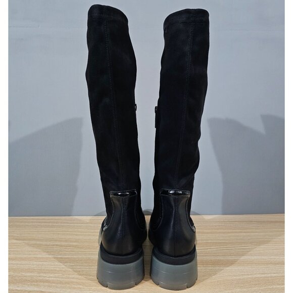 Aquatalia Drew Tall Boot Knee High Combat Naplak Suede Leather Weatherproof 7.5 - Picture 8 of 15